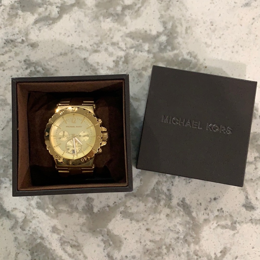 Michael Kors Oversized Gold Women’s Watch